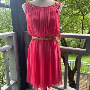 Jessica Simpson Pink Smock Waist Dress - Size 6 (With Tags attached)